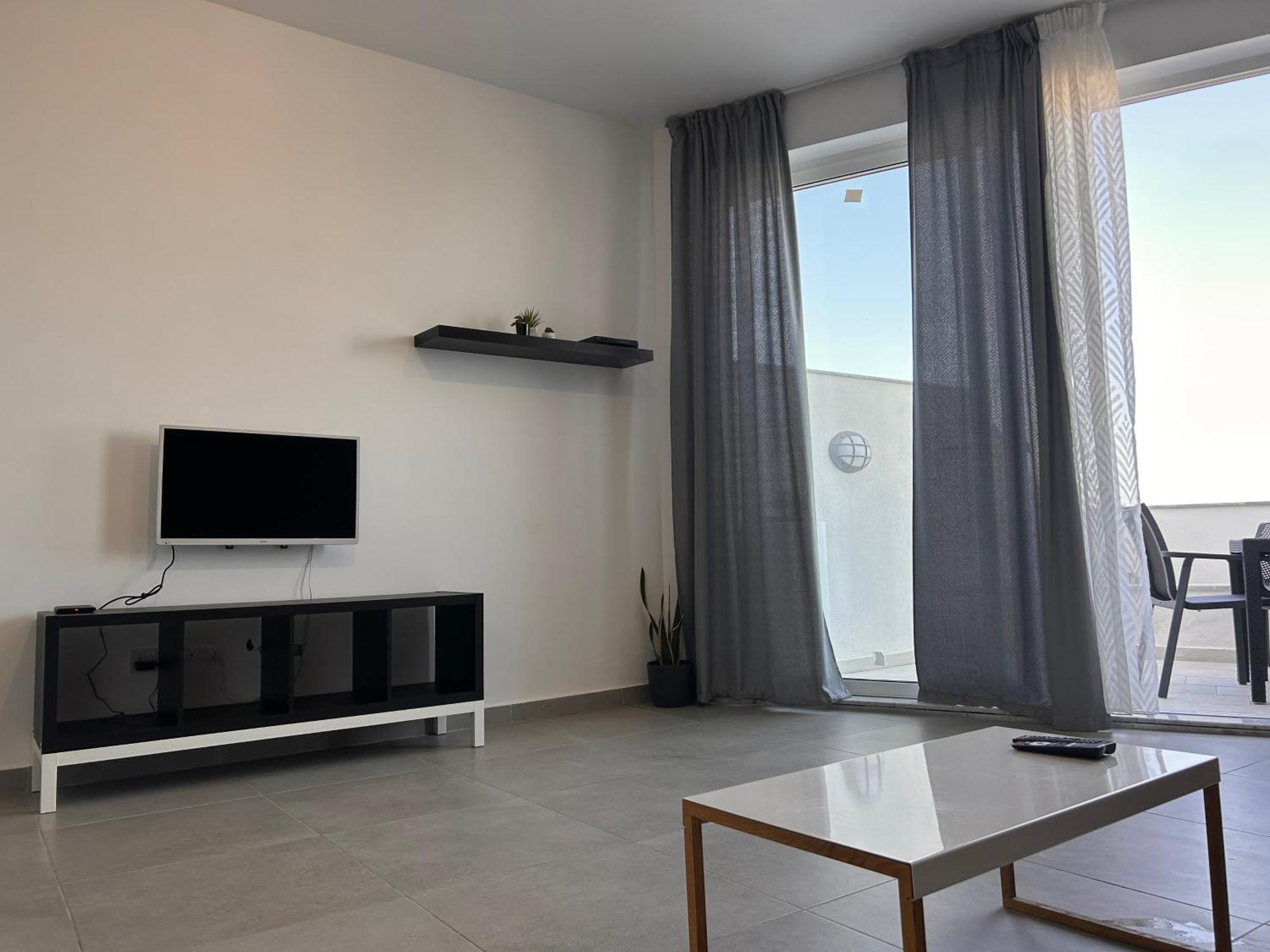 Qawra Penthouse 4Person Ac+Wifi Apartman San Pawl il-Baħar Kültér fotó