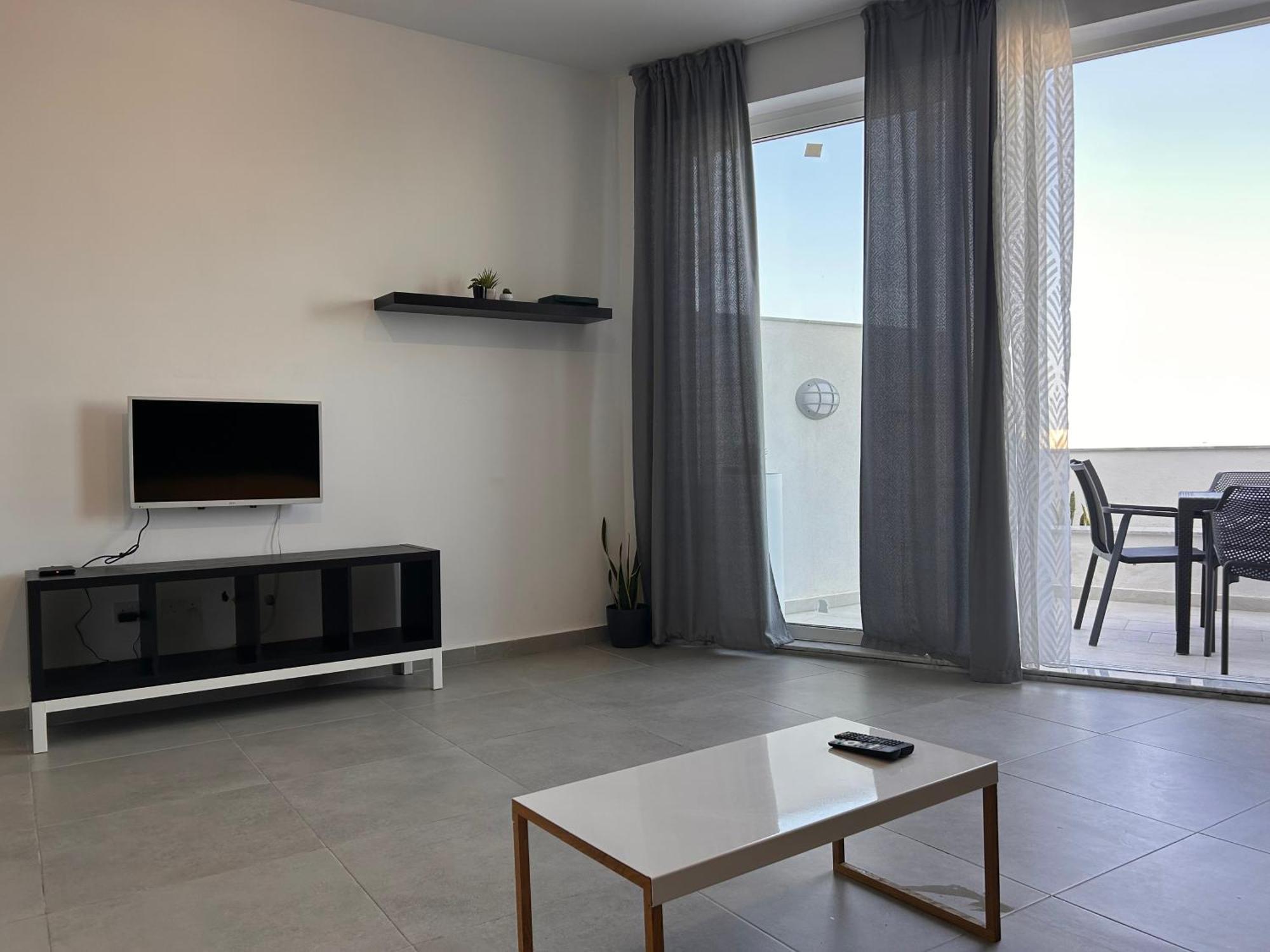 Qawra Penthouse 4Person Ac+Wifi Apartman San Pawl il-Baħar Kültér fotó